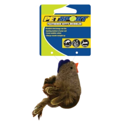 Feathered Kitty Wobbler Bruin