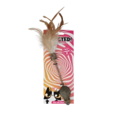 Addicted Stick With Mouse And Feathers
