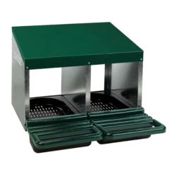 Gaun Pluimvee Legnest (2 St.) Met Plastic Vloer