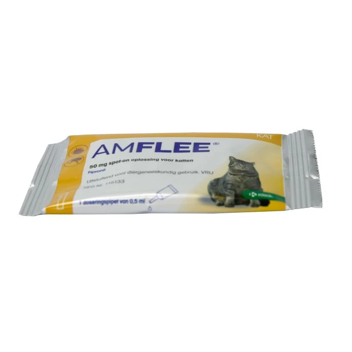 Amflee 50 Mg Spot-on Kat (>1kg) 3 Pipet 5 Amflee 50 Mg Spot-on Kat (>1kg) 3 Pipet - Afbeelding 3