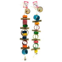 Birrdeeez Sekelbos Tubes Parrot Toy