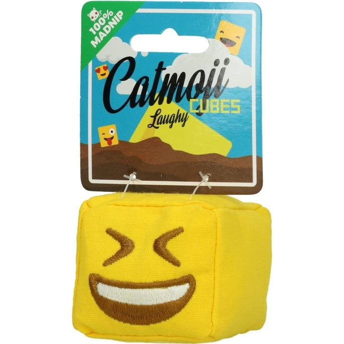 Emoji Cat Cube Laughy (met MadNip) 4 Emoji Cat Cube Laughy (met MadNip) - Afbeelding 2