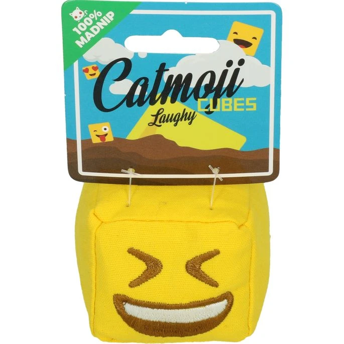 Emoji Cat Cube Laughy (met MadNip) 5 Emoji Cat Cube Laughy (met MadNip) - Afbeelding 3