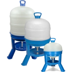 Gaun Pluimvee Drinktoren 20 L Blauw Met Sifon Op Pootjes