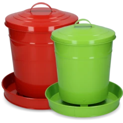 Gaun Pluimvee Voertoren Metaal 6 Kg Rood