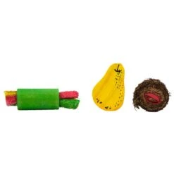 Pawise Wood'n Loofah Pretty Toys No.4 10 Pawise Wood'n Loofah Pretty Toys No.4 -Dierenwinkel 265662