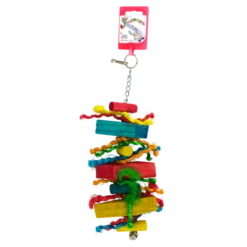 Birrdeeez Parakeet Toy Wood Straight 26cm