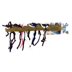 Birrdeeez Parkieten Sekelstok & Katoen + Bel 40 Cm
