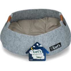 Let's Relaxing Basket Kat Grijs -Dierenwinkel 266435