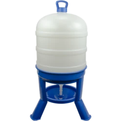 Gaun Pluimvee Drinktoren 40 L Blauw Met Sifon Op Pootjes