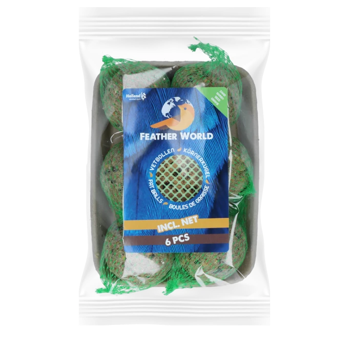 Feather World Zaden Mezenbol Incl. Net (groen) 6 St 4 Feather World Zaden Mezenbol Incl. Net (groen) 6 St - Afbeelding 2