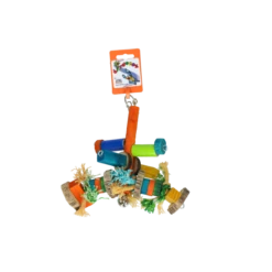 Birrdeeez Bird Toy Small Wood Rope BT-014