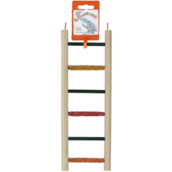 Birrdeeez Budgie Ladder 6 Step All Wood