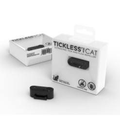 Tickless Cat Zwart Oplaadbaar