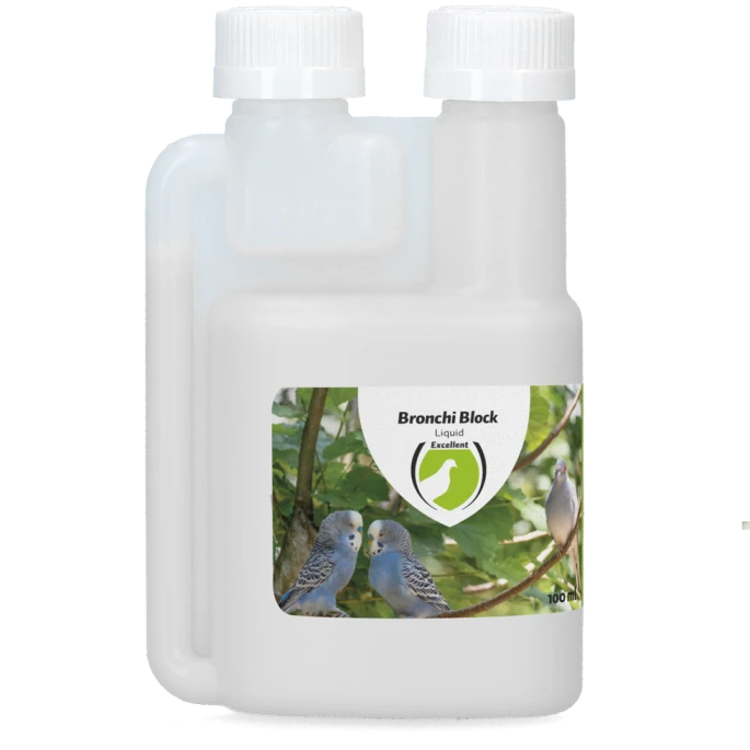 Excellent Bronchi Block Vloeibaar Voor Kooivogels 100 Ml 3 Excellent Bronchi Block Vloeibaar Voor Kooivogels 100 Ml