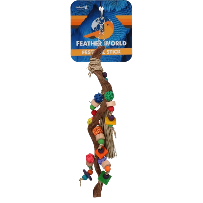 Feather World Festival Stick 3 Feather World Festival Stick
