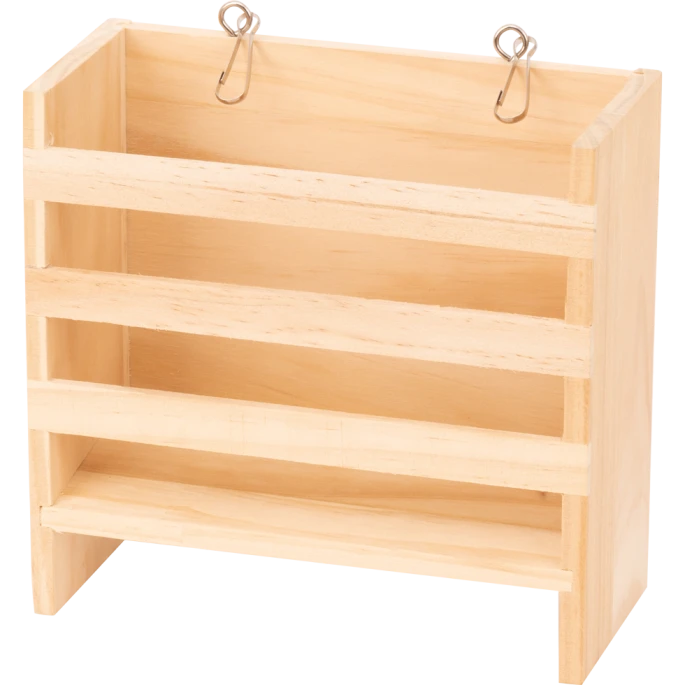 Pawise Small Animal Wood Hay Feeder 3 Pawise Small Animal Wood Hay Feeder