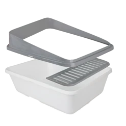 AFP Go Fresh - High Back Cat Litter Box Small - Grijs -Dierenwinkel 276662