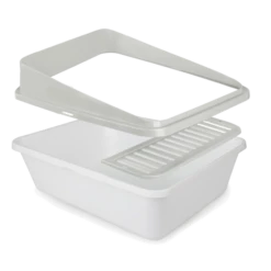 AFP Go Fresh - High Back Cat Litter Box Large - Zand