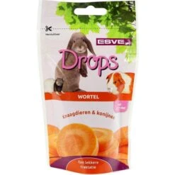 Knaagdier Drops Wortel. Inhoud: 75gr.