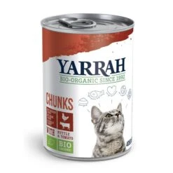 Yarrah Kat Blik Br.Kip/Rund In Saus 405 Gram