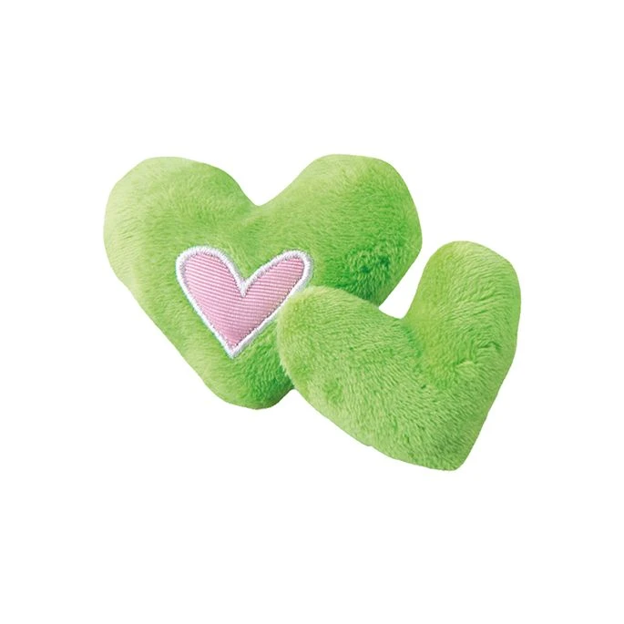 Rogz Catnip Hearts Lime 3 Rogz Catnip Hearts Lime