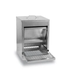 Brand Voersilo Metaal Pedaal Rooster. 10kg.