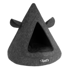 Let's Sleep Pet Cave TeePee Antraciet