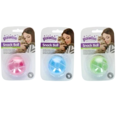 Pawise Cat Treat Ball 5cm Assorti