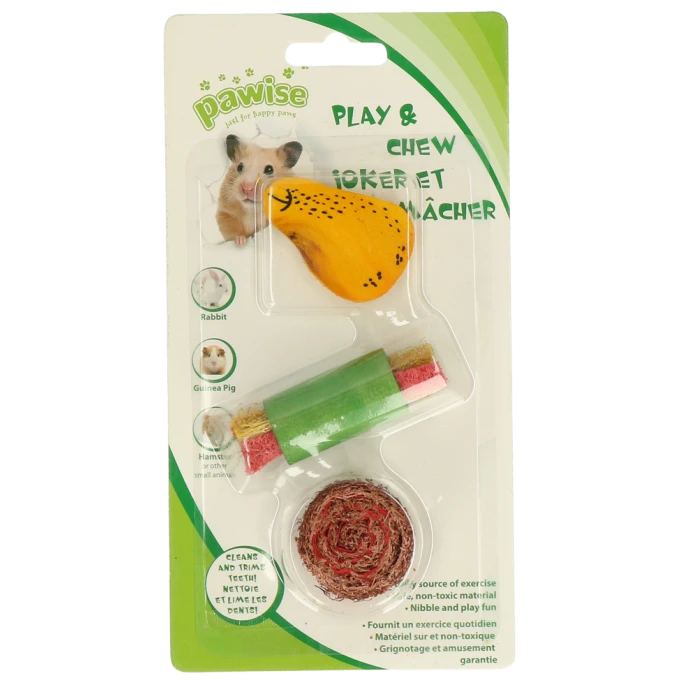 Pawise Wood'n Loofah Pretty Toys No.4 3 Pawise Wood'n Loofah Pretty Toys No.4