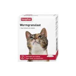 BEAPHAR Wormgranulaat Kat. Aantal: 1 Stuks. 4x1gr.