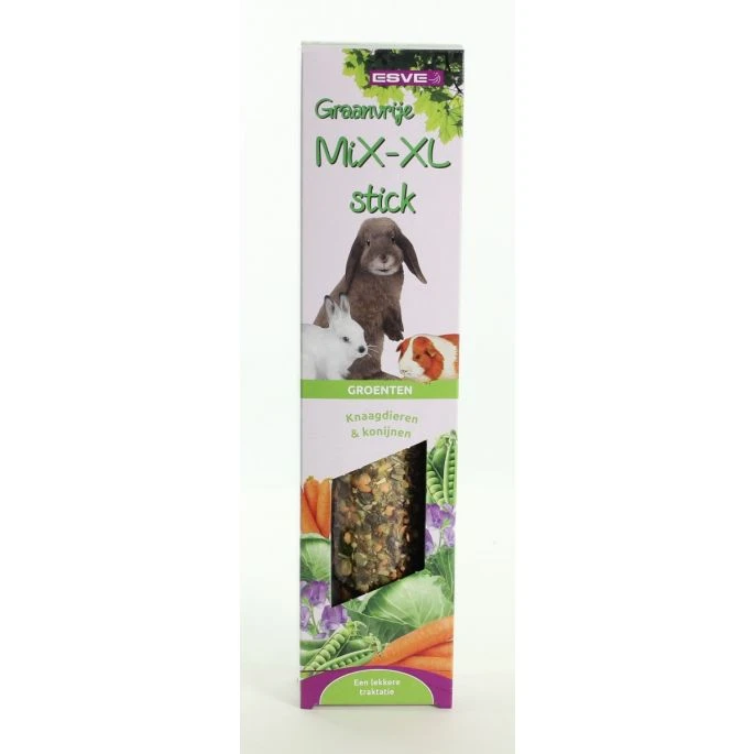 MiX-XL Stick Knaagdier Groenten - Graanvrij 3 MiX-XL Stick Knaagdier Groenten - Graanvrij