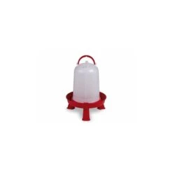 Brand Watertoren Plastic Rood/Wit Met Voet. 5 Liter