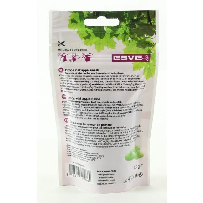 Knaagdier Drops Appel 4 Knaagdier Drops Appel - Afbeelding 2